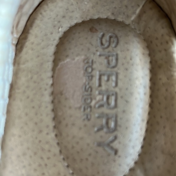 Sperry Top-Sider White Angelfish Open Mesh Boat Shoe 8.5 EUC - Picture 9 of 10